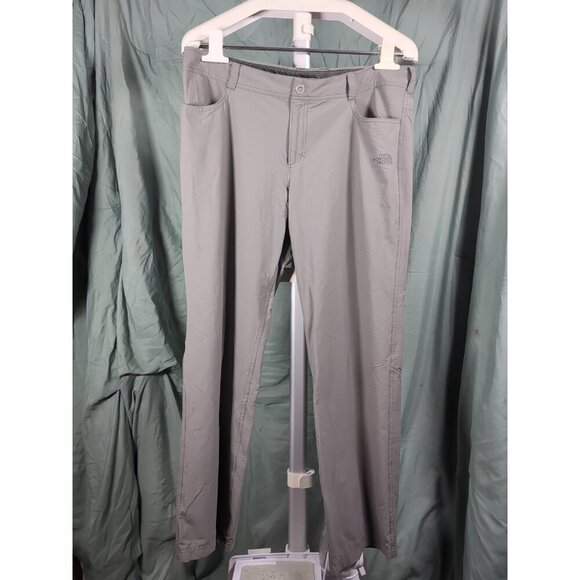 The North Face T338/T738 Woman's Gray Lined Hiking Pants Size 14 - Picture 1 of 16